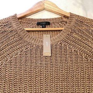 J. Crew relaxed-fit linen beach sweater